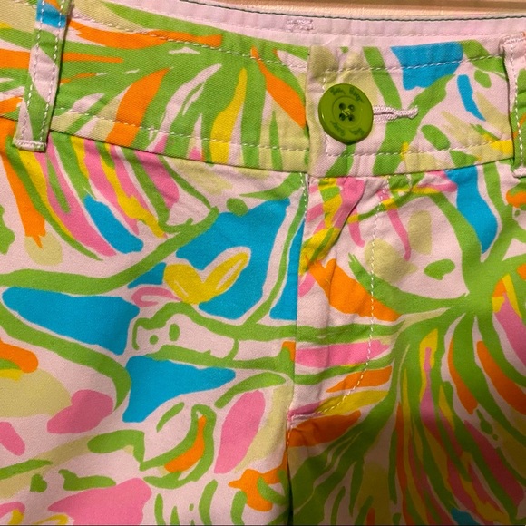 LILLY 🦩 PULITZER BUTTERCUP SHORTS SIZE 00 great condition. EUC 🌸 - Picture 3 of 12